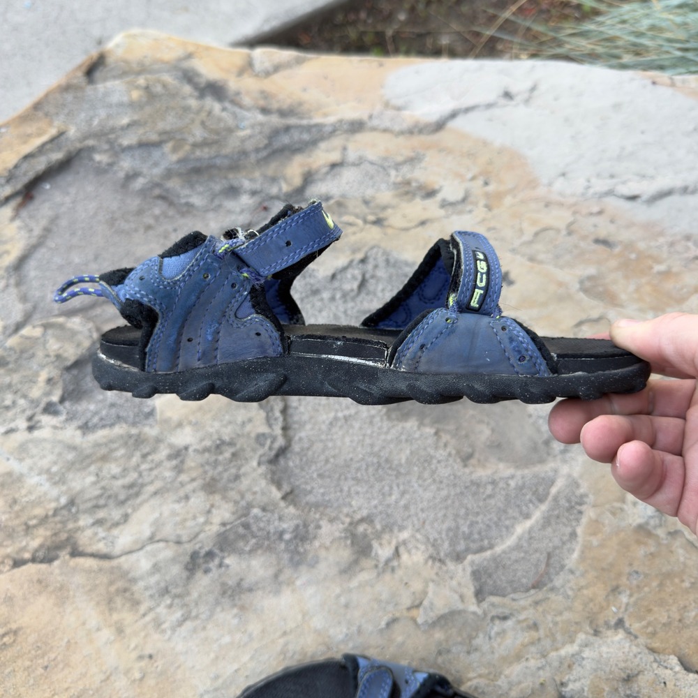 Nike ACG Sport Sandals Kids Size 4Y Blue Vintage Hiking Outdoor Strappy - Picture 6 of 10
